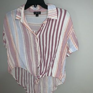 TIMING Crop Top knitted blouse